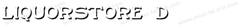 Liquorstore 3D字体转换